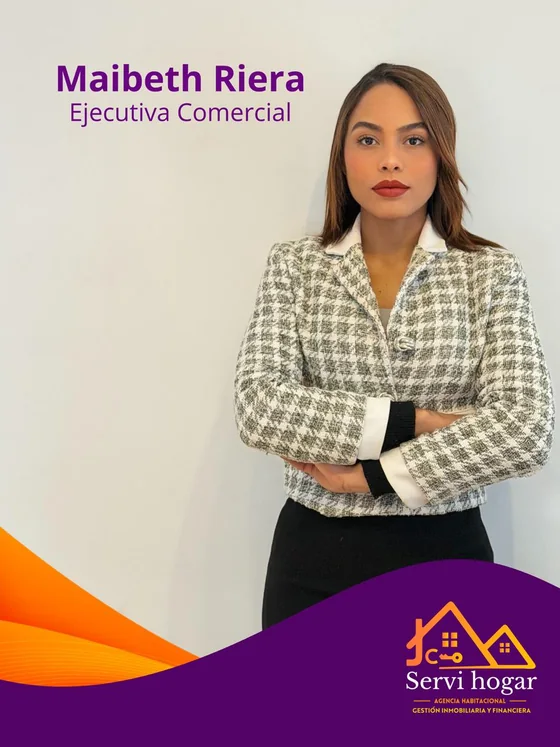 Maibeth Riera, Ejecutiva Comercial de Servihogar